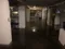 A basement backed up with sewage and water damage.